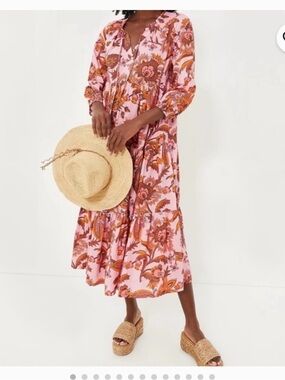 Tuckernuck Sunset Chintz Salty Paloma Caftan Dress